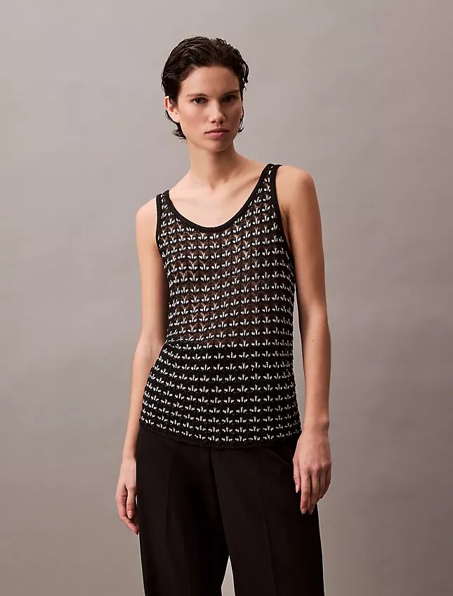 Jacquard Textured Tank Jacquard Textured Tank