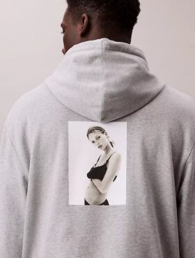 Kate Moss Fleece Graphic Hoodie
