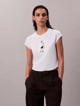 Kate Moss Graphic Baby Tee
