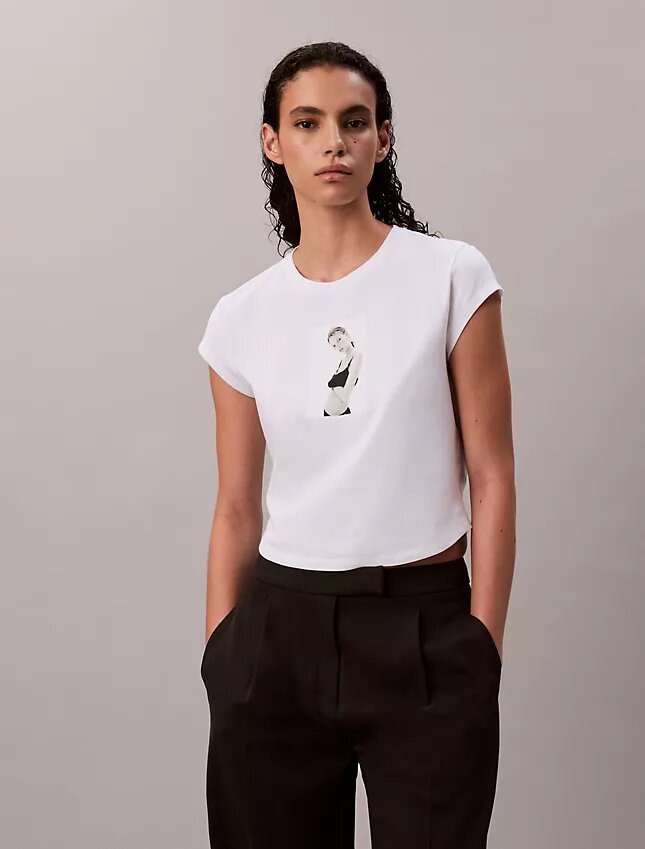 Kate Moss Graphic Baby Tee Kate Moss Graphic Baby Tee