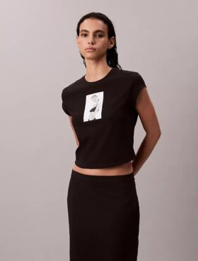 Kate Moss Graphic Baby Tee