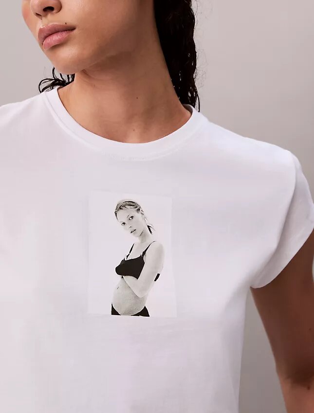 Kate Moss Graphic Baby Tee Kate Moss Graphic Baby Tee