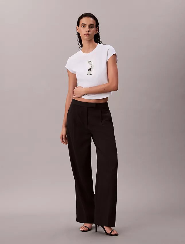 Kate Moss Graphic Baby Tee Kate Moss Graphic Baby Tee