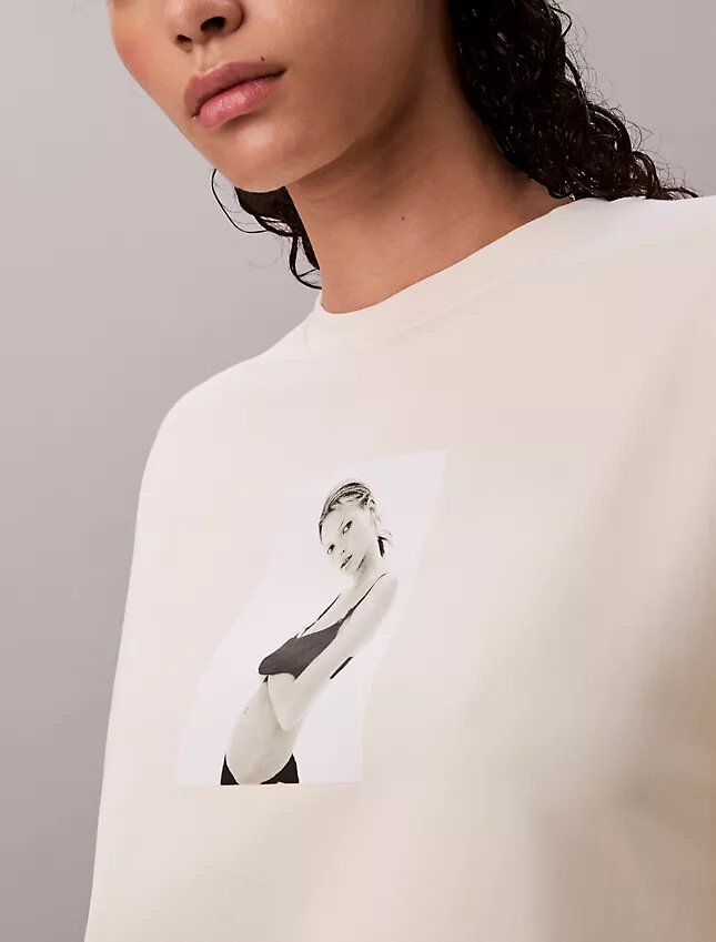 Kate Moss Terry Graphic Relaxed Sweatshirt Kate Moss Terry Graphic Relaxed Sweatshirt