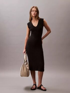 Knit Sleeveless Midi Dress Knit Sleeveless Midi Dress
