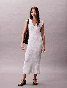 Knit Sleeveless Midi Dress Knit Sleeveless Midi Dress