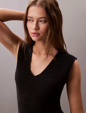 Knit Sleeveless Midi Dress Knit Sleeveless Midi Dress