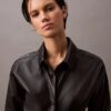 Lamb Leather Button-Down Shirt Lamb Leather Button-Down Shirt