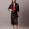 Lamb Leather Midi Skirt Lamb Leather Midi Skirt