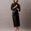 Lamb Leather Midi Skirt Lamb Leather Midi Skirt