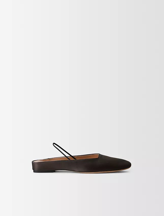 Lana Silk Satin Ballerina Flat Lana Silk Satin Ballerina Flat