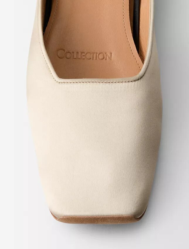 Lana Silk Satin Ballerina Flat Lana Silk Satin Ballerina Flat