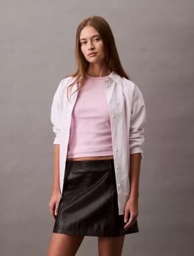 Leather Mini Skirt