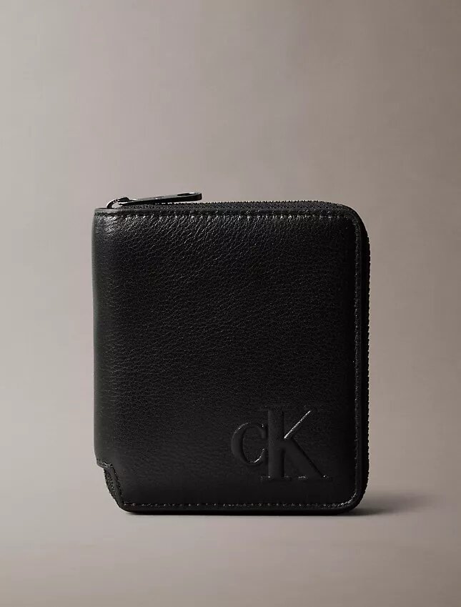 Leather Zip Bifold Wallet Leather Zip Bifold Wallet