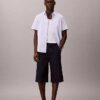 Lightweight Indigo Denim Long Shorts Lightweight Indigo Denim Long Shorts