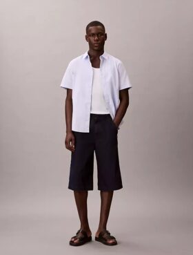 Lightweight Indigo Denim Long Shorts