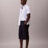 Lightweight Indigo Denim Long Shorts Lightweight Indigo Denim Long Shorts