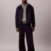Lightweight Indigo Denim Track Pants Lightweight Indigo Denim Track Pants