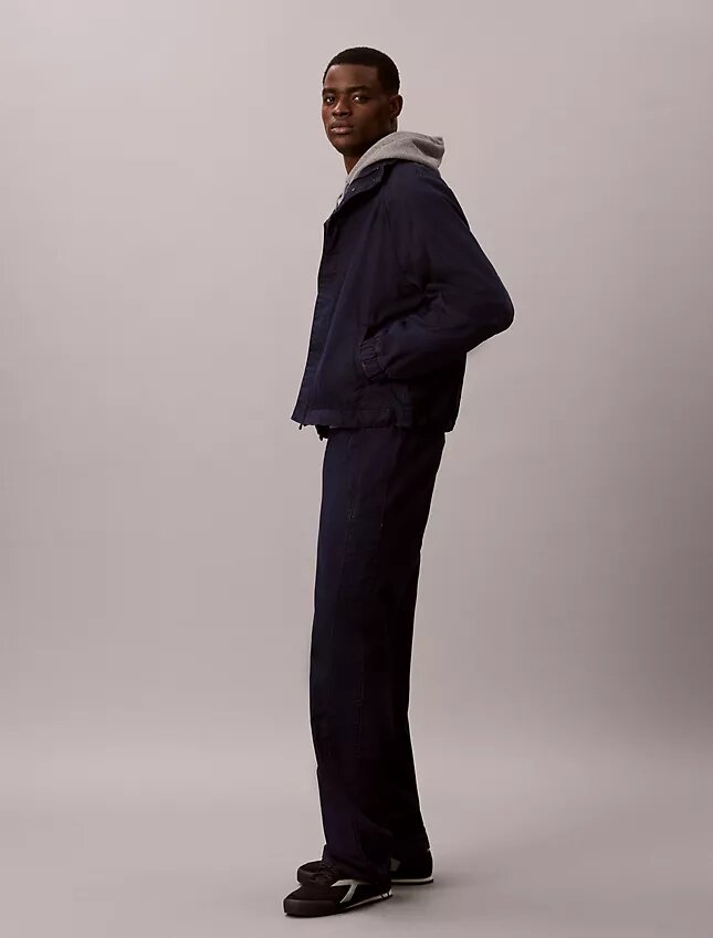 Lightweight Indigo Denim Track Pants Lightweight Indigo Denim Track Pants