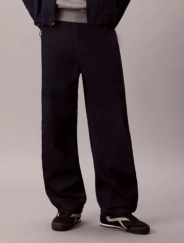 Lightweight Indigo Denim Track Pants Lightweight Indigo Denim Track Pants