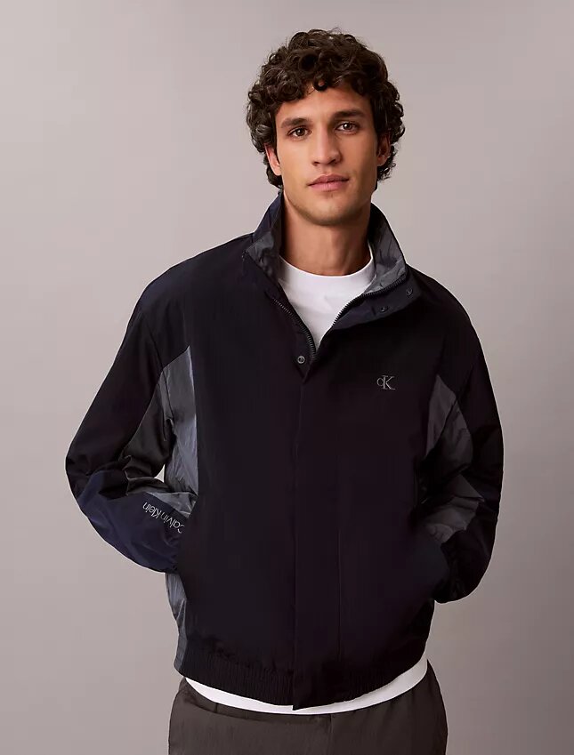 Lightweight Nylon Colorblock Windbreaker Jacket Lightweight Nylon Colorblock Windbreaker Jacket