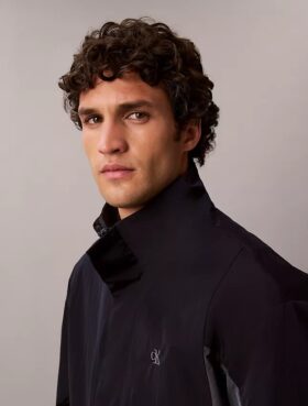 Lightweight Nylon Colorblock Windbreaker Jacket