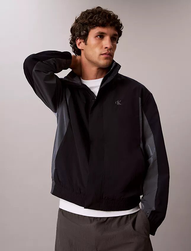 Lightweight Nylon Colorblock Windbreaker Jacket Lightweight Nylon Colorblock Windbreaker Jacket
