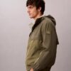 Lightweight Nylon Mixed Media Jacket Lightweight Nylon Mixed Media Jacket
