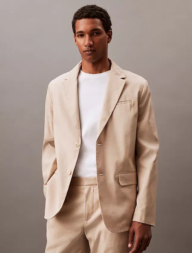Linen Blend Blazer Linen Blend Blazer