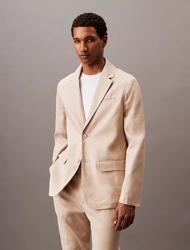 Linen Blend Blazer Linen Blend Blazer