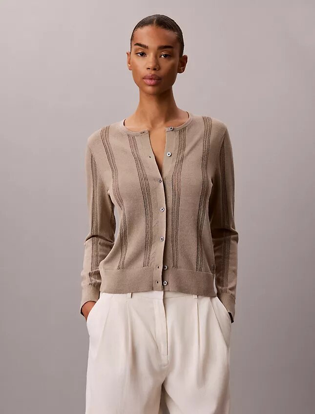 Linen Blend Cardigan Linen Blend Cardigan