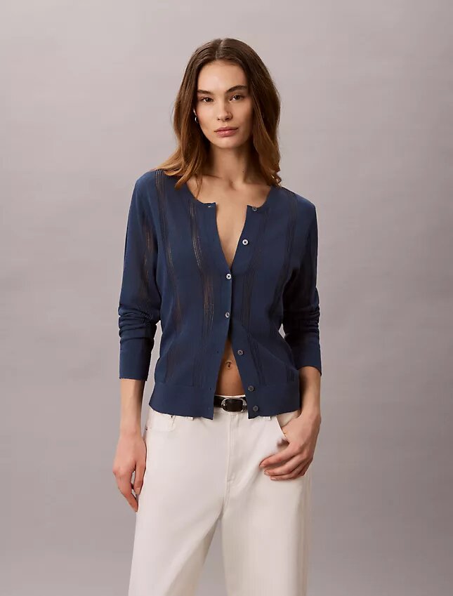Linen Blend Cardigan Linen Blend Cardigan