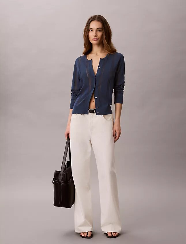 Linen Blend Cardigan Linen Blend Cardigan