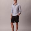 Linen Blend Cargo Shorts