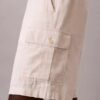 Linen Blend Cargo Shorts