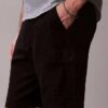Linen Blend Cargo Shorts
