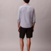 Linen Blend Cargo Shorts