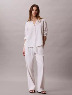 Linen Blend Classic Shirt