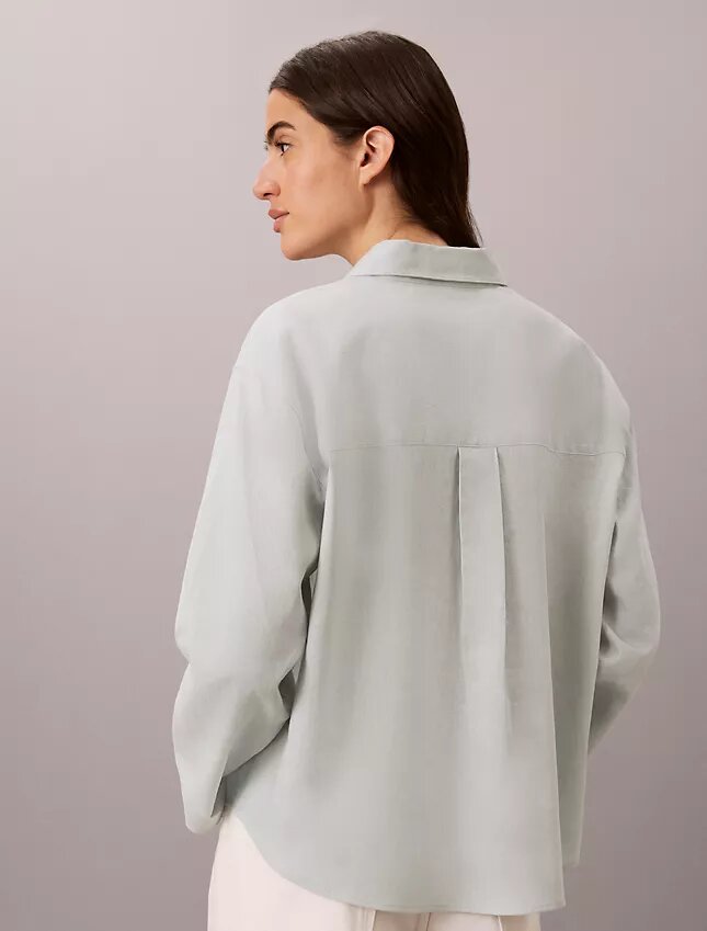 Linen Blend Classic Shirt Linen Blend Classic Shirt