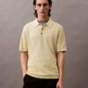 Linen Blend Classic Sweater Polo Shirt Linen Blend Classic Sweater Polo Shirt