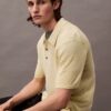 Linen Blend Classic Sweater Polo Shirt Linen Blend Classic Sweater Polo Shirt