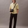 Linen Blend Classic Sweater Polo Shirt Linen Blend Classic Sweater Polo Shirt