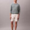 Linen Blend Crewneck Sweater Linen Blend Crewneck Sweater