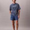 Linen Blend Denim Pull-On Shorts Linen Blend Denim Pull-On Shorts