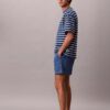 Linen Blend Denim Pull-On Shorts Linen Blend Denim Pull-On Shorts