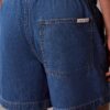Linen Blend Denim Pull-On Shorts Linen Blend Denim Pull-On Shorts