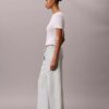 Linen Blend Drawstring Wide Leg Pants Linen Blend Drawstring Wide Leg Pants