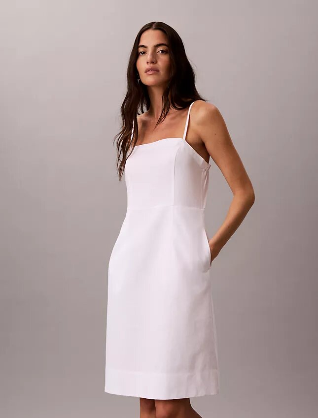 Linen Blend Dress Linen Blend Dress