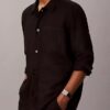 Linen Blend Easy Overshirt Linen Blend Easy Overshirt