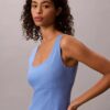 Linen Blend Mini Dress